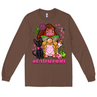 Chestnut cat mom  life gnome Long Sleeve Tee - BarkalooDesign