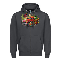 Smoke cinco de mayo truck Zipper Hoodie - CowGirlArtShop