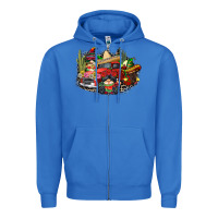 True Royal cinco de mayo truck Zipper Hoodie - CowGirlArtShop
