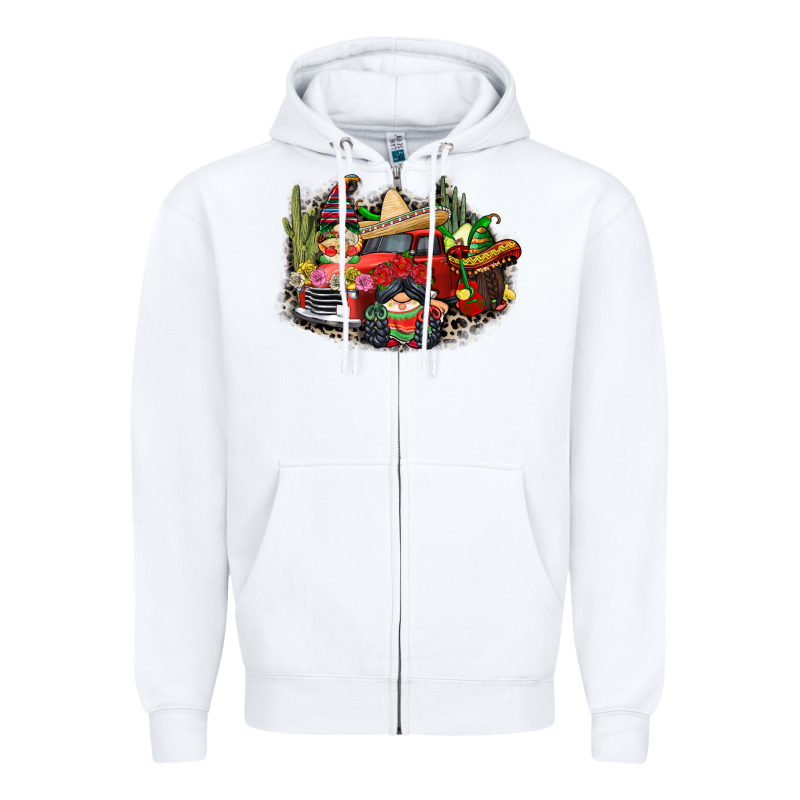 Cinco De Mayo Truck Zipper Hoodie by CowGirlArtShop | Teevron
