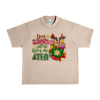 French Oak deer santa please bring me tea Urban Heavy Tee - MaliasSmallBusiness