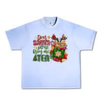 Grape Ice deer santa please bring me tea Urban Heavy Tee - MaliasSmallBusiness