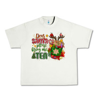Pistachio deer santa please bring me tea Urban Heavy Tee - MaliasSmallBusiness
