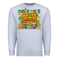 Heather Grey Make me a mixtape St. Patrick's Day Premium Sweatshirt - OliviaCreatesArt