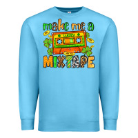 Ocean Blue Make me a mixtape St. Patrick's Day Premium Sweatshirt - OliviaCreatesArt