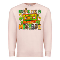 Pale Pink Make me a mixtape St. Patrick's Day Premium Sweatshirt - OliviaCreatesArt
