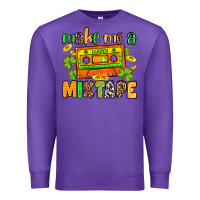 Purple Make me a mixtape St. Patrick's Day Premium Sweatshirt - OliviaCreatesArt