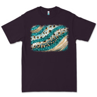 Plum turquoise glitter background Premium Tee - JahusDesignShop