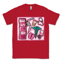 Red nurse Classic Tee - MaliasSmallBusiness