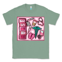 Sage nurse Classic Tee - MaliasSmallBusiness