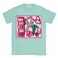 Seafoam nurse Classic Tee - MaliasSmallBusiness