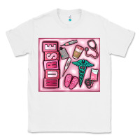 White nurse Classic Tee - MaliasSmallBusiness
