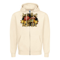 Sandshell livin that sports mom life Zipper Hoodie - CowGirlArtShop