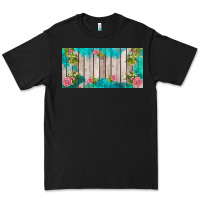 Black western floral  license plate template Premium Tee - BarkalooDesign