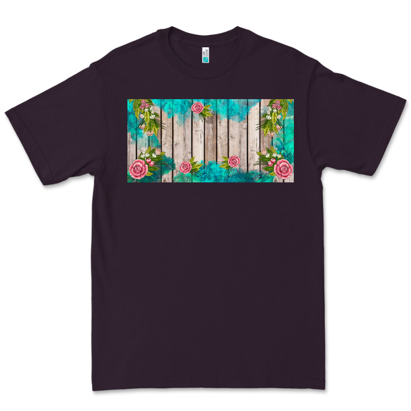 Western Floral  License Plate Template Premium Tee by BarkalooDesign | Teevron