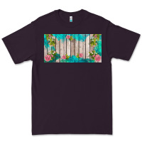 Plum western floral  license plate template Premium Tee - BarkalooDesign