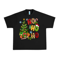 Black ho ho ho christmas Urban Heavy Tee - MaliasSmallBusiness