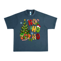 Midnight Navy ho ho ho christmas Urban Heavy Tee - MaliasSmallBusiness