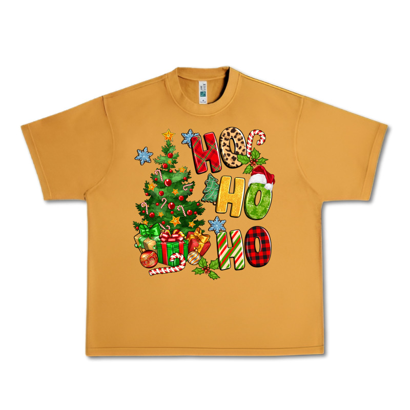 Ho Ho Ho Christmas Urban Heavy Tee by MaliasSmallBusiness | Teevron