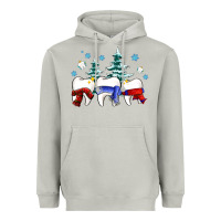 Moon Dust dental christmas tree teeth and winter ado Heavyweight Hoodie - OliviaCreatesArt
