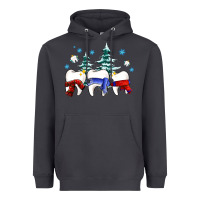 Smoke dental christmas tree teeth and winter ado Heavyweight Hoodie - OliviaCreatesArt