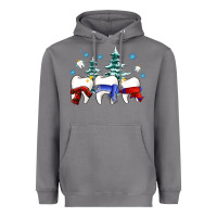 Storm dental christmas tree teeth and winter ado Heavyweight Hoodie - OliviaCreatesArt