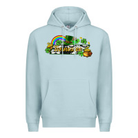 Blue Mist Tennessee map St. Patrick's Premium Hoodie - CowGirlArtShop