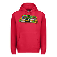 Cardinal Tennessee map St. Patrick's Premium Hoodie - CowGirlArtShop