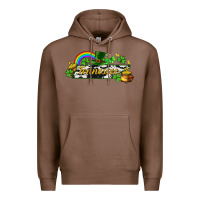 Chestnut Tennessee map St. Patrick's Premium Hoodie - CowGirlArtShop