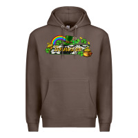Coffee Tennessee map St. Patrick's Premium Hoodie - CowGirlArtShop