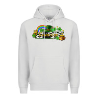 Dove Grey Tennessee map St. Patrick's Premium Hoodie - CowGirlArtShop