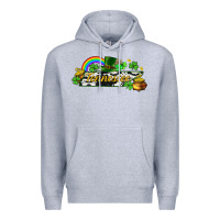 Heather Grey Tennessee map St. Patrick's Premium Hoodie - CowGirlArtShop