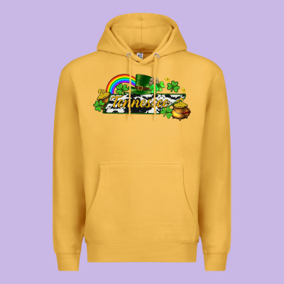 Tennessee Map St. Patrick's Premium Hoodie Designed By Cowgirlartshop
