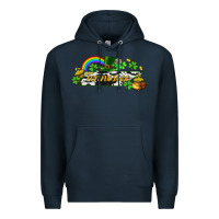 Navy Tennessee map St. Patrick's Premium Hoodie - CowGirlArtShop
