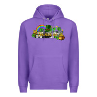 Purple Tennessee map St. Patrick's Premium Hoodie - CowGirlArtShop