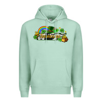 Seafoam Tennessee map St. Patrick's Premium Hoodie - CowGirlArtShop