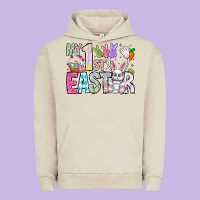My 1st Easter Urban Hoodie Designed By Cowhidedigitalart