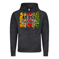 Vintage Black merry christmas brushstrokes Vintage Hoodie - MaliasSmallBusiness