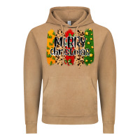 Merry Christmas Brushstrokes Vintage Hoodie | Teevron