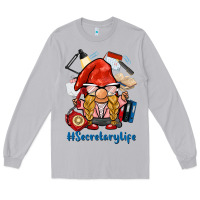 Moon Dust secretary life gnome Long Sleeve Tee - BarkalooDesign