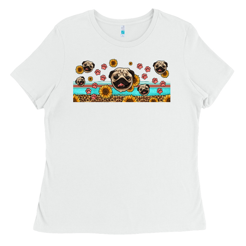 Western Pug Dogs Ladies Tee by Jasminsmagicworld | Teevron