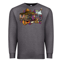Charcoal Heather Mexico Premium Sweatshirt - FaDigitalArtStudio