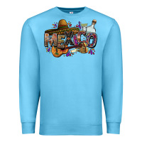 Ocean Blue Mexico Premium Sweatshirt - FaDigitalArtStudio