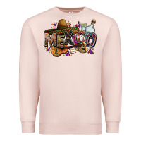 Pale Pink Mexico Premium Sweatshirt - FaDigitalArtStudio