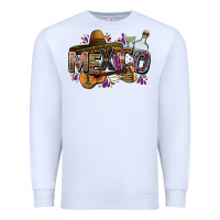 White Mexico Premium Sweatshirt - FaDigitalArtStudio