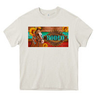 Cream aztec horse cactus and sunflowers license plate template Heavy Core Tee - Artiststas