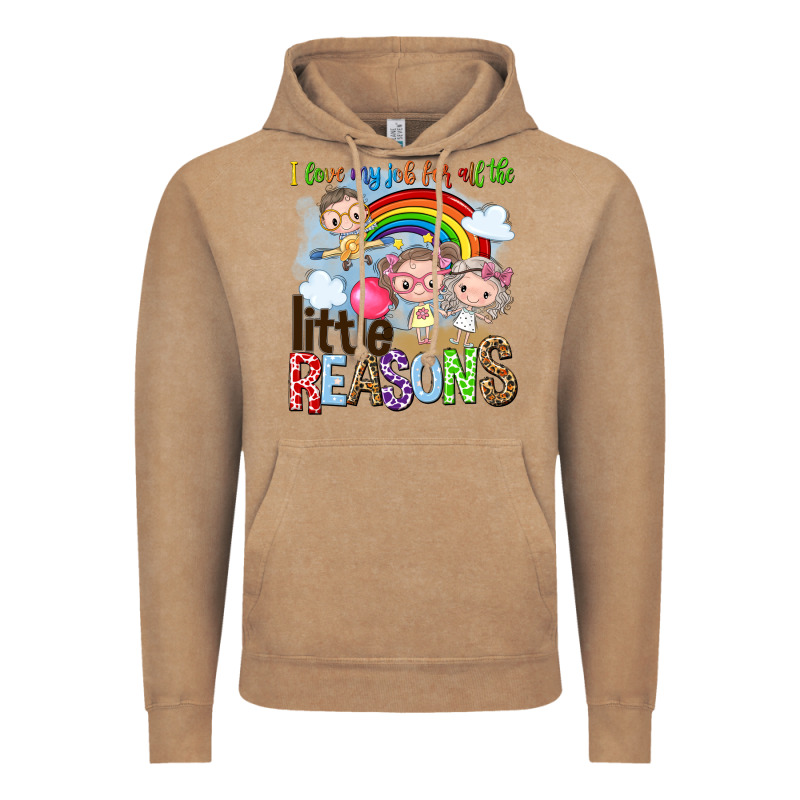 I Love My Job For All The Little Reasons Vintage Hoodie by NancyCooperArtShop | Teevron