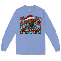 Colony Blue dog mom christmas with labrador Long Sleeve Tee - RanaPortraitStore