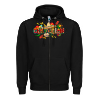 Black cinco de mayo custodian Zipper Hoodie - CowGirlArtShop