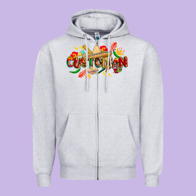 Cinco De Mayo Custodian Zipper Hoodie Designed By Cowgirlartshop